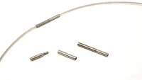 Bajonettverschluss, Edelstahl,von 1-4mm Kabelverschluss (K9/D1+2+3)