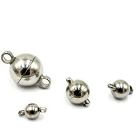 Kugel Magnet Verschluss, Edelstahl, 4 Größen...