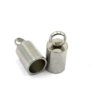 2 Endkappen, Edelstahl ,von 1.2mm - 10mm innen, versch. Größen zur Auswahl  K6/A1-8)