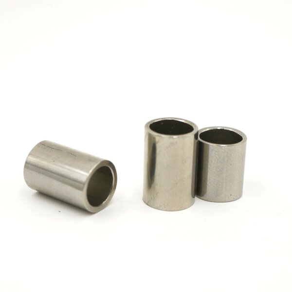 Edelstahl-Hülse, Di: 8mm, Da: 10mm  Länge: 12 und 15mm, Gravurfähig ( K/3-B2)
