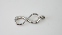 Unendlichkeit  Infinty Symbol  Anhänger längs für  Pferdehaarschmuck
