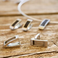 modernes Schmuckset für Pferdehaar zum Einlegen, Pferdehaarschmuck, Edelstahl