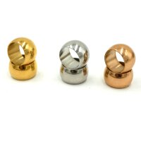 XXL Ring, Hülse Edelstahl - innen: 11mm, in 3...