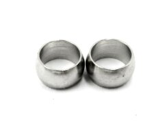 geschlossener Edelstahl Ring, Öse, 6-5,7x3  innen:...