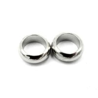 geschlossener Edelstahl Ring, Öse,  8-7,8x3mm - innen: 5,5mm (S1/B)