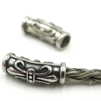 Magnet Verschluss Edelstahl mit Motiv, innen 6mm (K/9-A3)