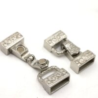 Überschlag Verschluss Edelstahl mit Magnet innen 12x4mm (K/9-C3)