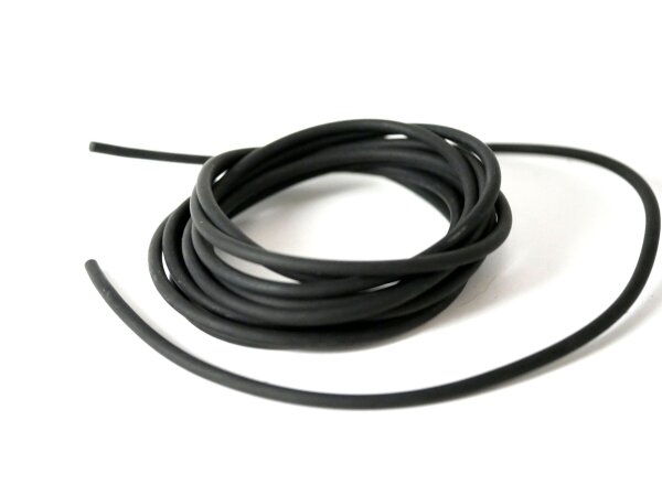 Kautschukband 1,5mm schwarz, 2 Meter ( SCH2/5)