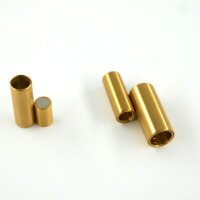 Magnetverschluss gerade Hülse, Innen: 4 mm, Edelstahl (K9-B4)
