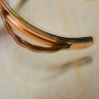 schmaler ES Armreif mit Hinterschneidung, für Pferdehaar in 3 Farben (K14/C6+7+8)