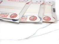 Fädelgarn, Fädelseide, 100% Seide, dünne Perlseide, Perlfaden (K27/C1)