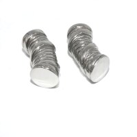XLgeschlossene  Endkappe Edelstahl für 8mm Kordel, Bolotie, Hutschnur, (K21/B5)