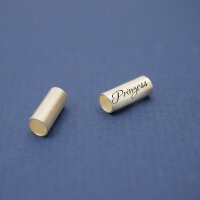 Rohr, 925 Silber, Hülse, i: 3,3mm, Länge: 10/,...
