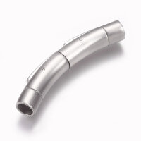 2 stufiger Schnappverschluß, Drückverschluss  Innen: 5mm, Edelstahl Verlängerung