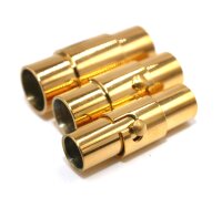 Edelstahl Magnet Bajonett-Verschluss mit Drehsicherung innen 4, 5 und 6mm (K33/D1-5)