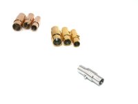 Edelstahl Magnet Bajonett-Verschluss mit Drehsicherung innen 4, 5 und 6mm (K33/D1-5)